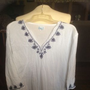 Just Bee  xlarge gauzy tunic/ coverup